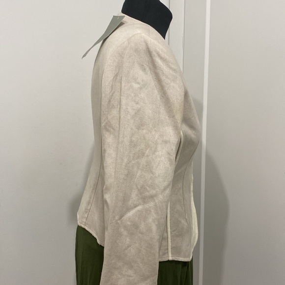 NWT Harve Benard Linen Blazer |Size 12P - Picture 4 of 13